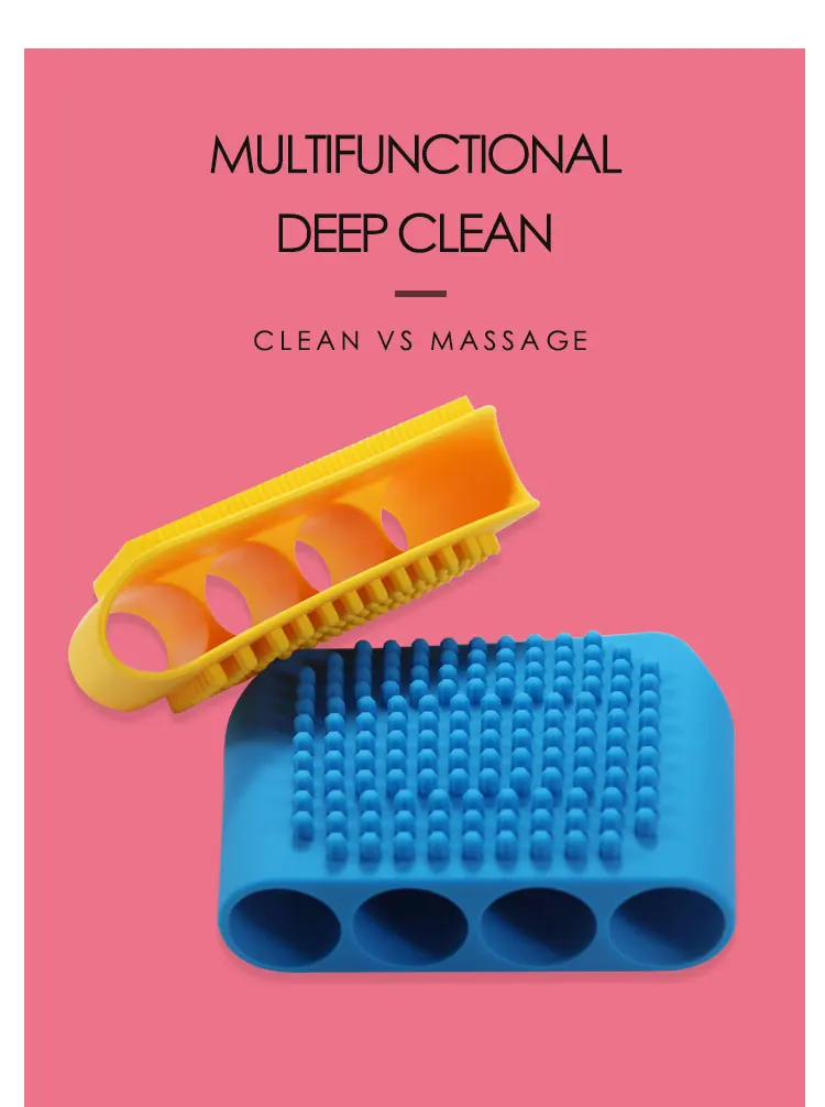 Silicone Bath Brush Face&body Beauty Massager Shower Scrubber Buy