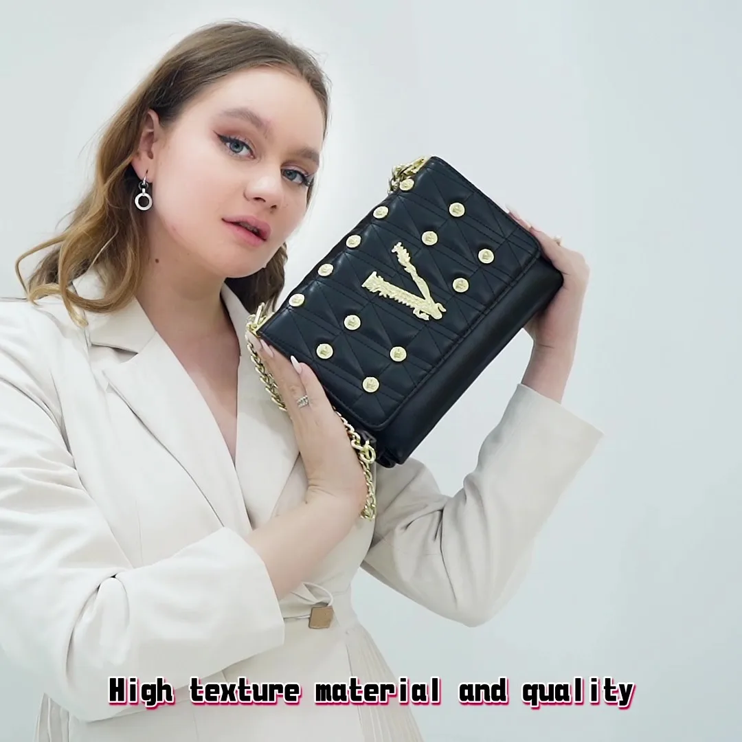 2023 Fashion Ladies Shoulder Bags Top Grade Rivet Clutch Purse Bags For