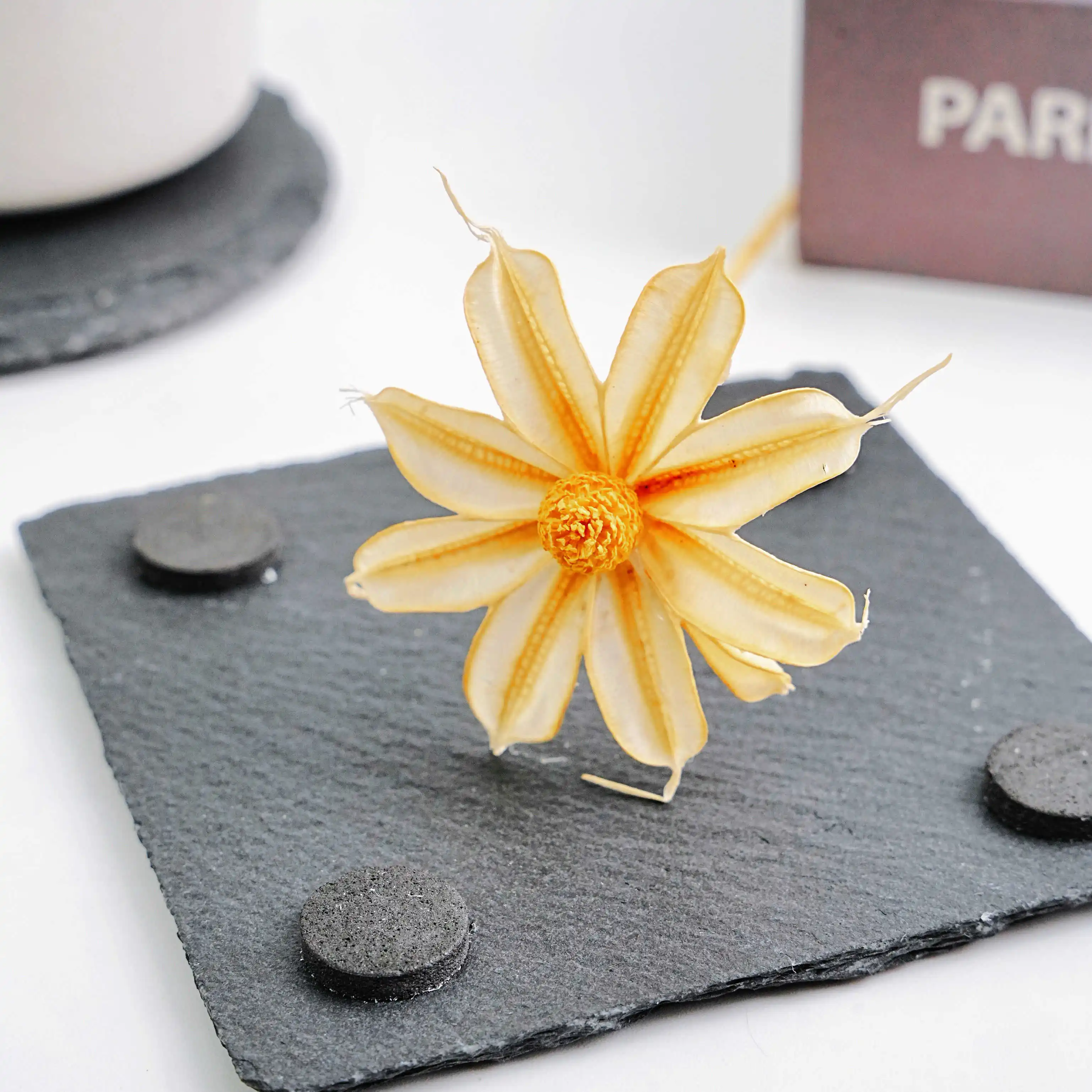 Custom Wholesale Black Slate Coasters Bulk Stone Beer Car Coaster