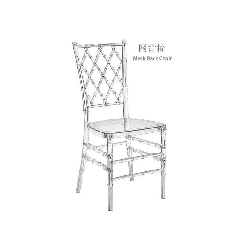 Wholesale Durable Transparent Acrylic Event Party Catering Sales Acrylic Plastic Chiavari