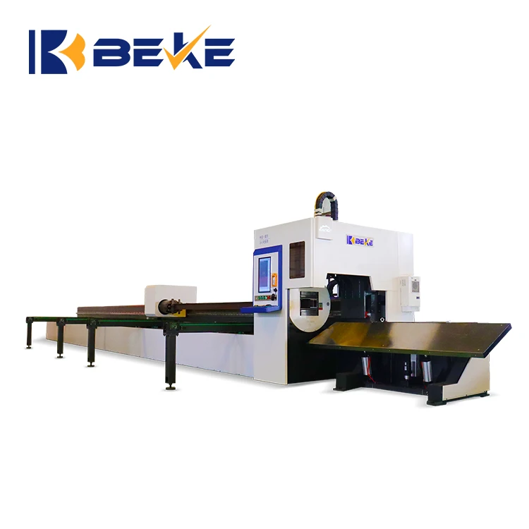 Factory Price Metal Round Square Pipe Tube Fiber Laser Cutting Machine Metal Tube Laser Cutter
