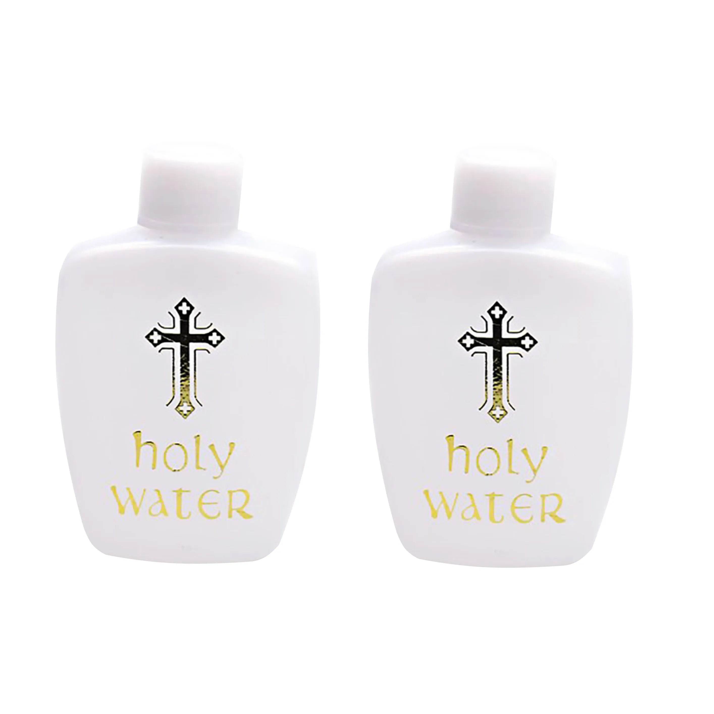 product catholic christian plastic perfume lotion hot stamping cross easter holy water bottle for religious services-30