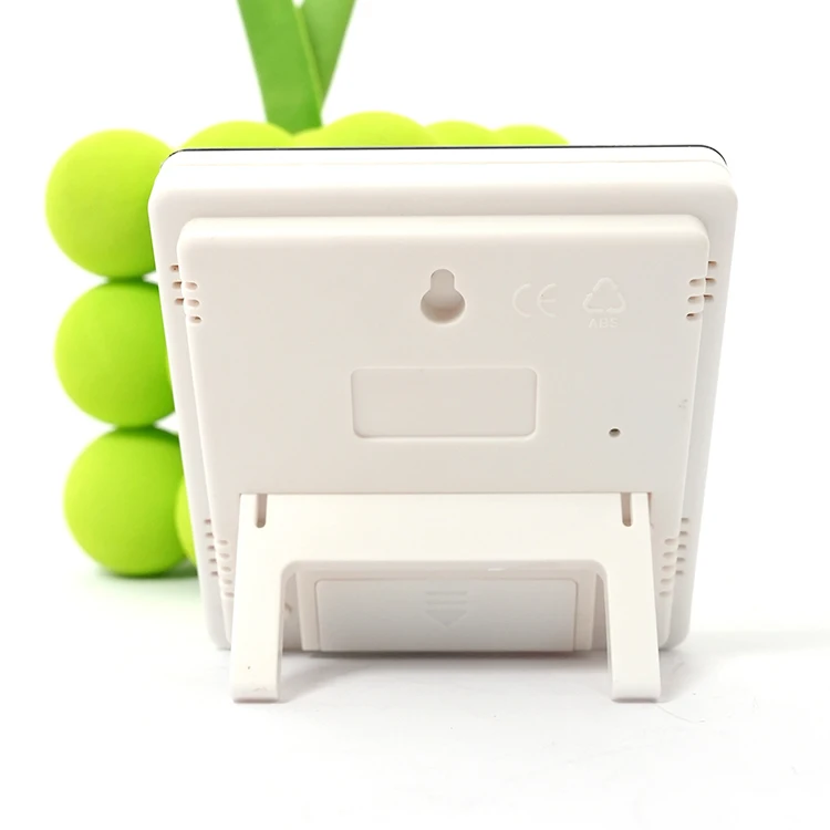 LCD Electronic Indoor Room Digital Thermo-hygrometer Clock Temperature Humidity Meter Humidity Thermometer for Bedroom