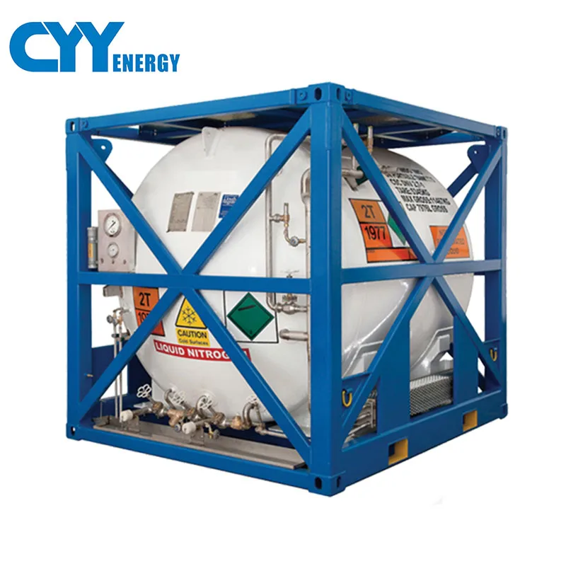 10ft Cryogenic Offshore ISO Container for LOX LIN LAR LCO2 LNG