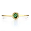14k gold emerald ring