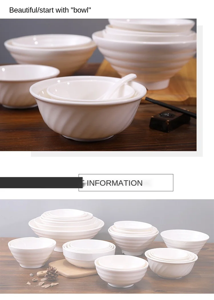  melamine noodle bowl