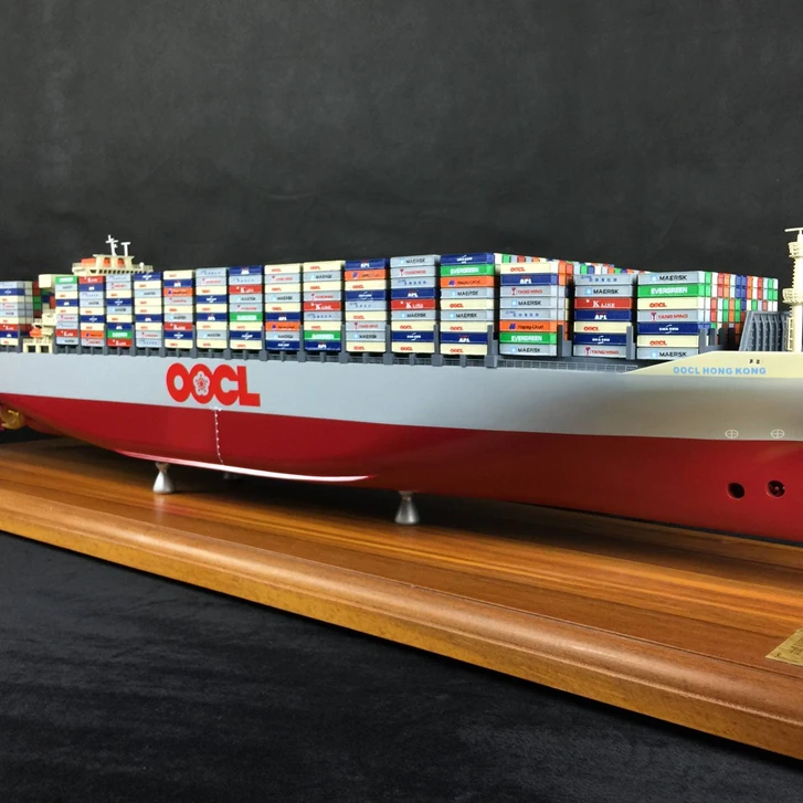 183cm container ship model Custom ship model Damen Shipyards Galati O.A.S shipmodel