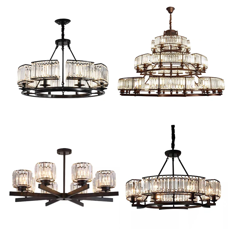 2023 большая роскошная светодиодная линейная прозрачная современная люстра для гостиной вестибюля выставочный зал