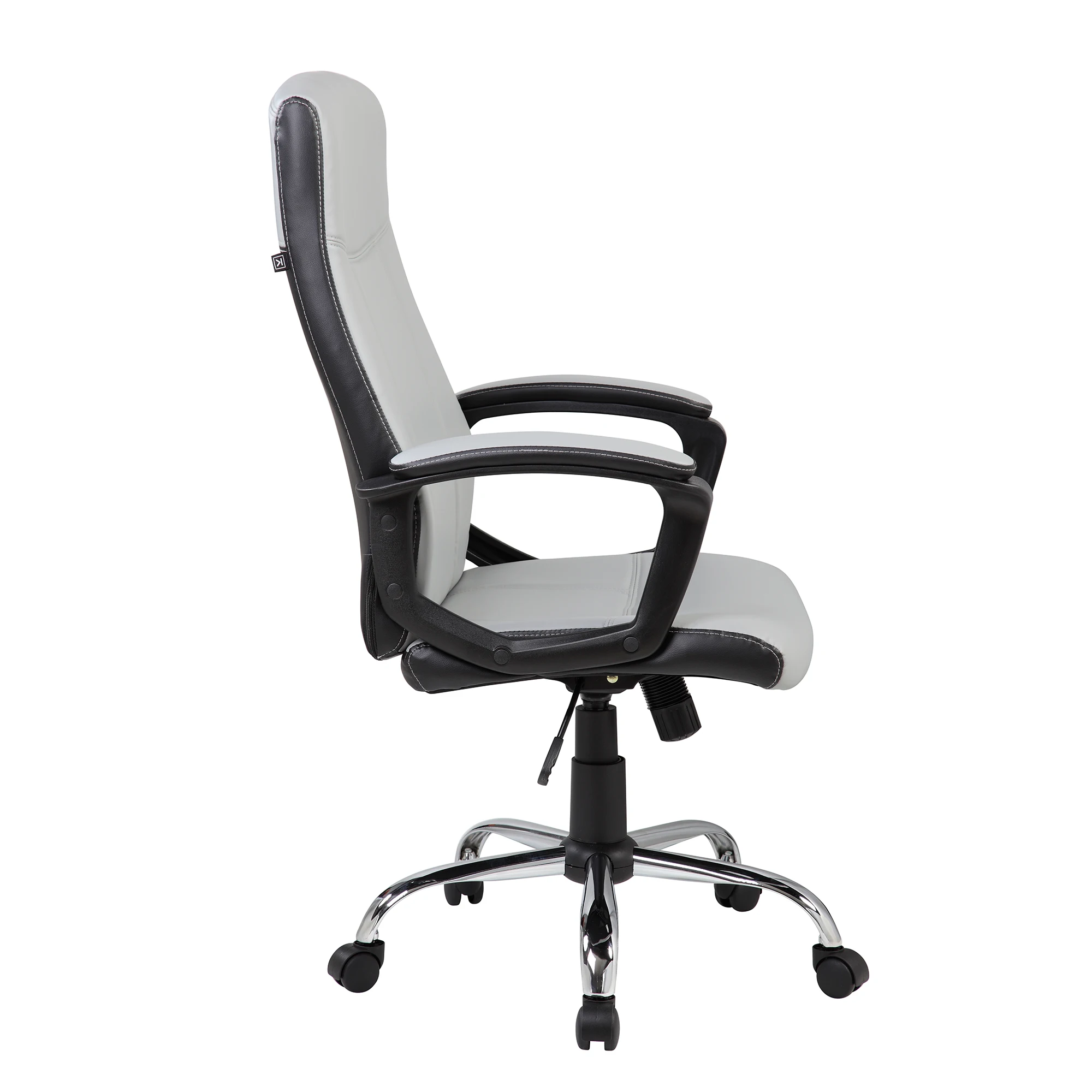 Eurostile High Quality Modern Executive Boss Chair Armrests Grey Pu