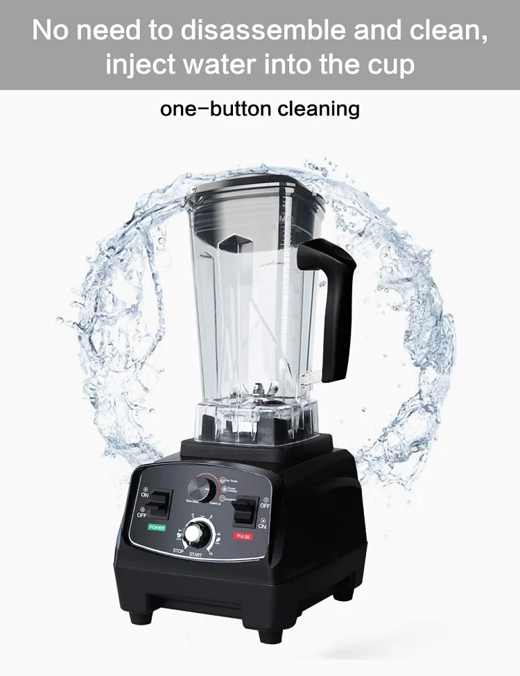 2L 1000W Manual Control Variable High Speed Commercial Blender TT