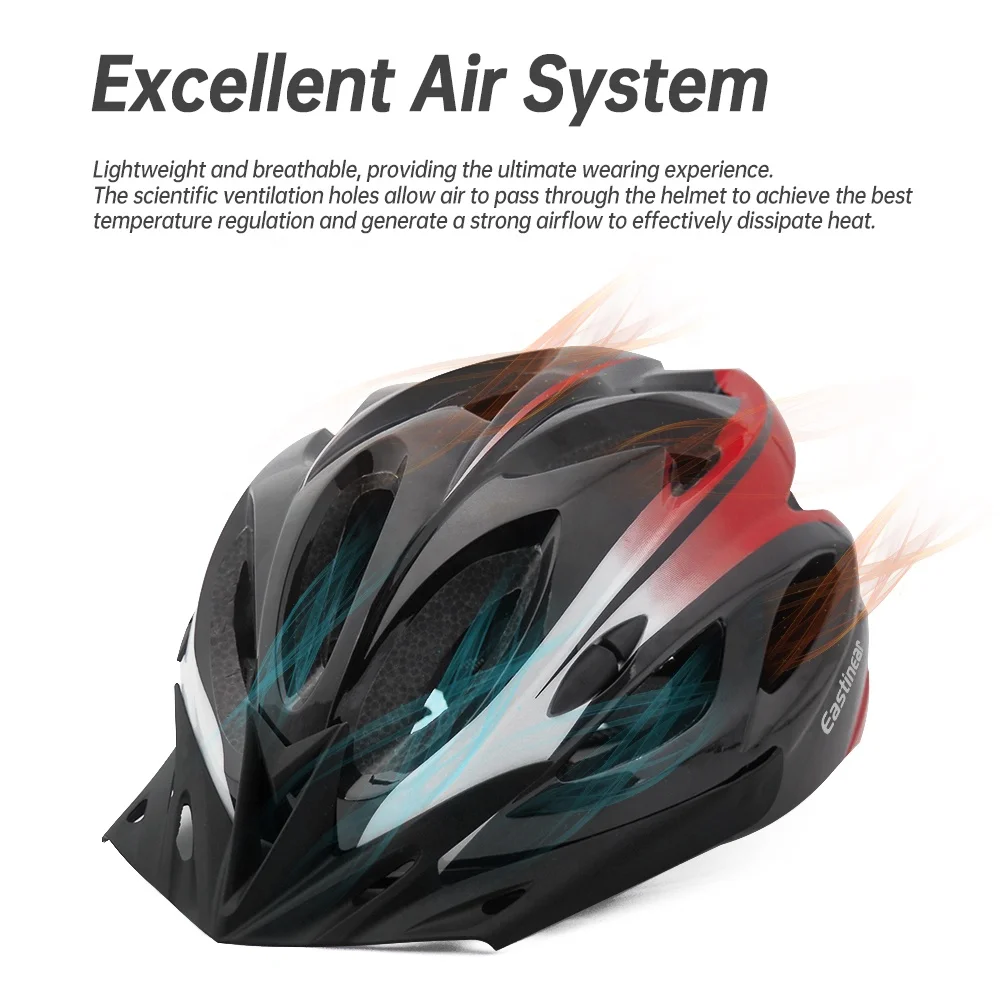 Cascos di alta qualità bicicletas luce per adulti luci a led caschi da  ciclismo bicicletta biker casque occhiali da bici kaski casco da bici