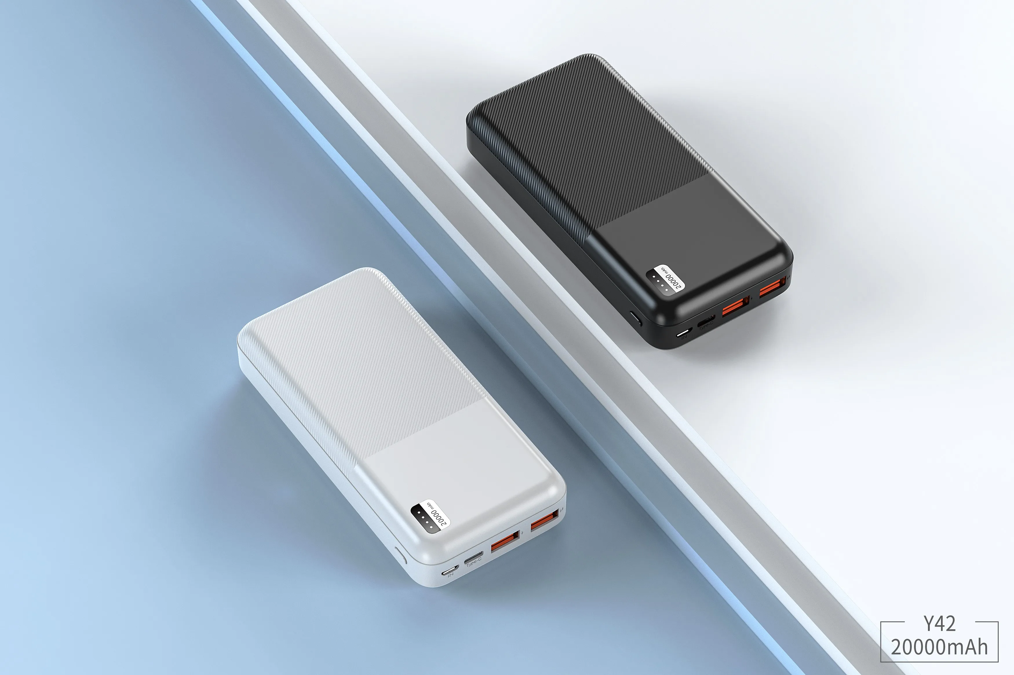 RingTeam PD20W 20000mAh High-Capacity Power Banks Y42 Dual USB Fast Charger Portable Mobile Charger Power Bank supplier