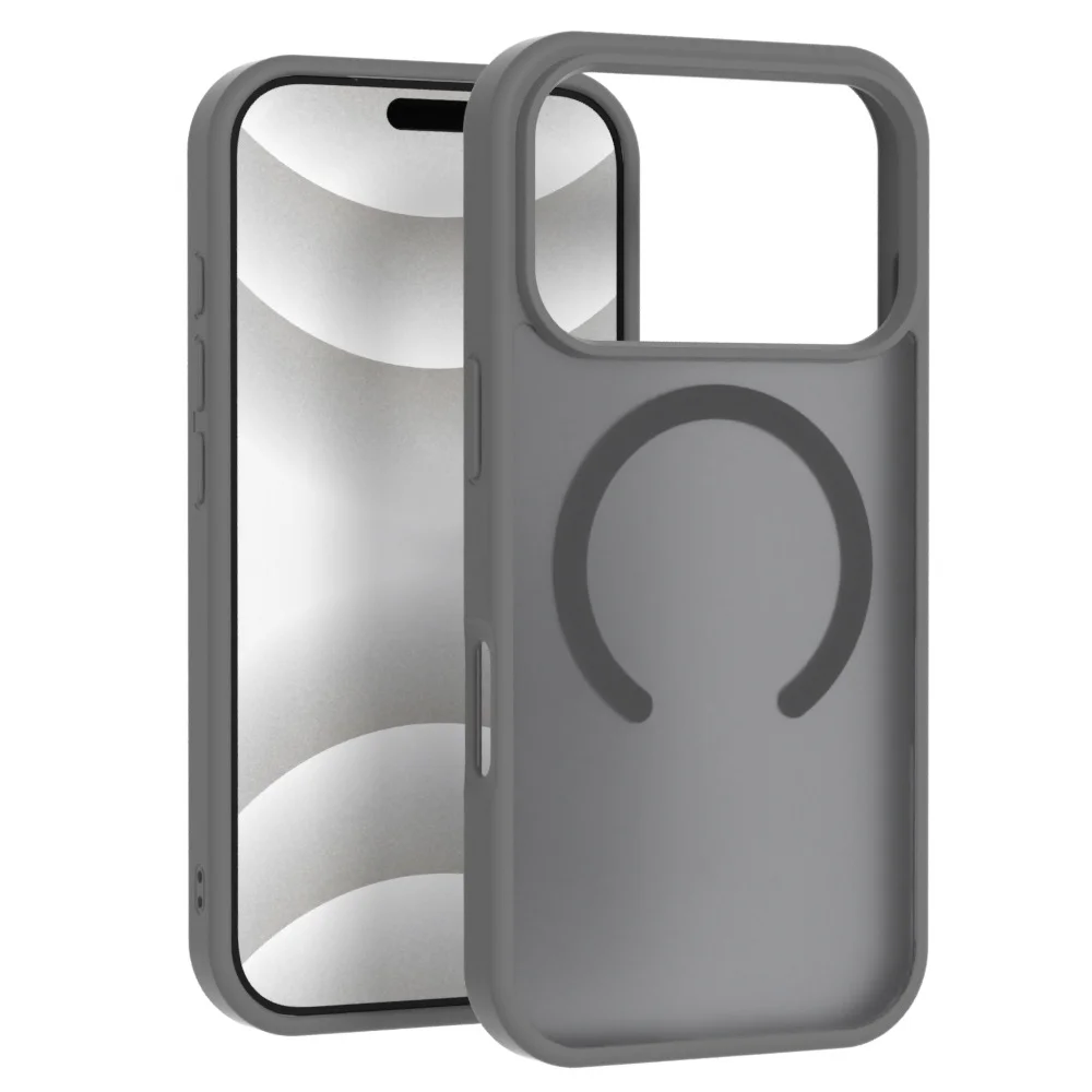 product laudtec frosted clear mobile phone cases for iphone 17 air 16 pro max magnetic charging slim lightweight customized logo sjk1063-11