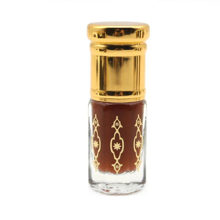 3ml 6ml 12ml Empty Attar Arabian Oud Oil Perfume Glass Bottles Essential Oil Bottles