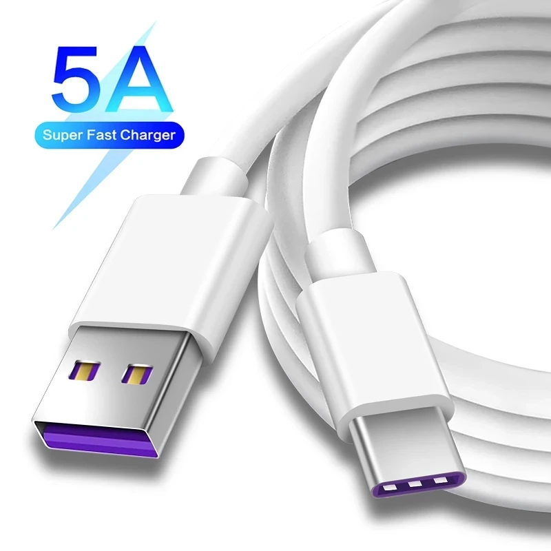 Wholesale 1m USB Type C Cable 5A Quick Charge 3.0 For Huawei USB-C Wire Fast Charging Cord Charger Usb c Type-c Data From m.alibaba.com