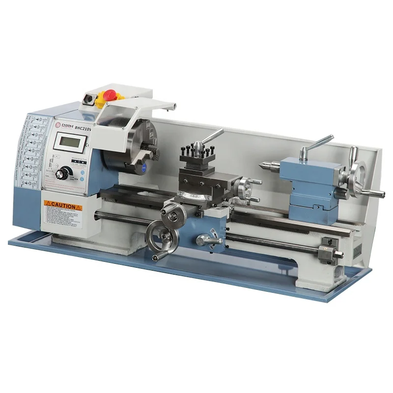Small Household Lathe WM210V Bench Mini Lathe Machine 8x16 Metal Torno 38mm With CE Approved