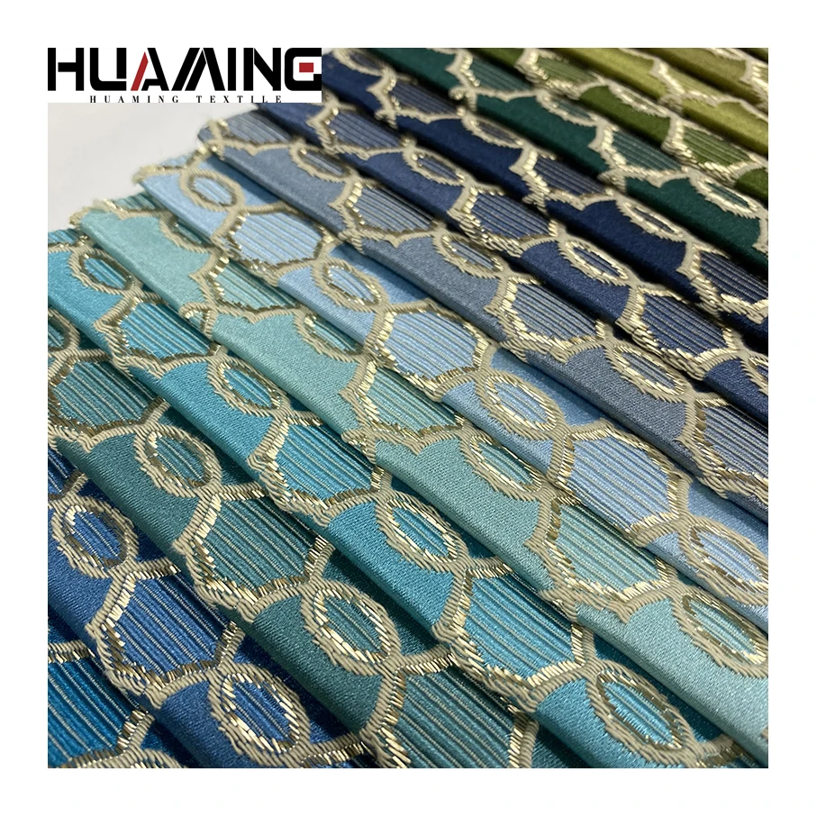 Jacquard Polyester Fabric with Imitation Skill Touch and Brocade Pattern Woven Yarn Dyed for Home Textile Use for Boys