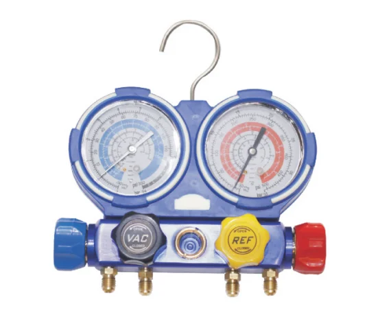 High Accuracy Digital Manifold Pressure Gauge Valve Electric & Gas Powered New Condition for AC Air Conditioner Refrigeration