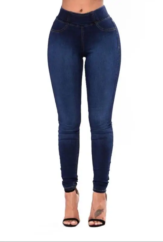 Denim Jeans Yoga Pants com bolso para mulheres, Slim Fitness Leggings,  Calça Yoga Azul, Calças Lápis, Roupas Esportivas para Ginásio - AliExpress