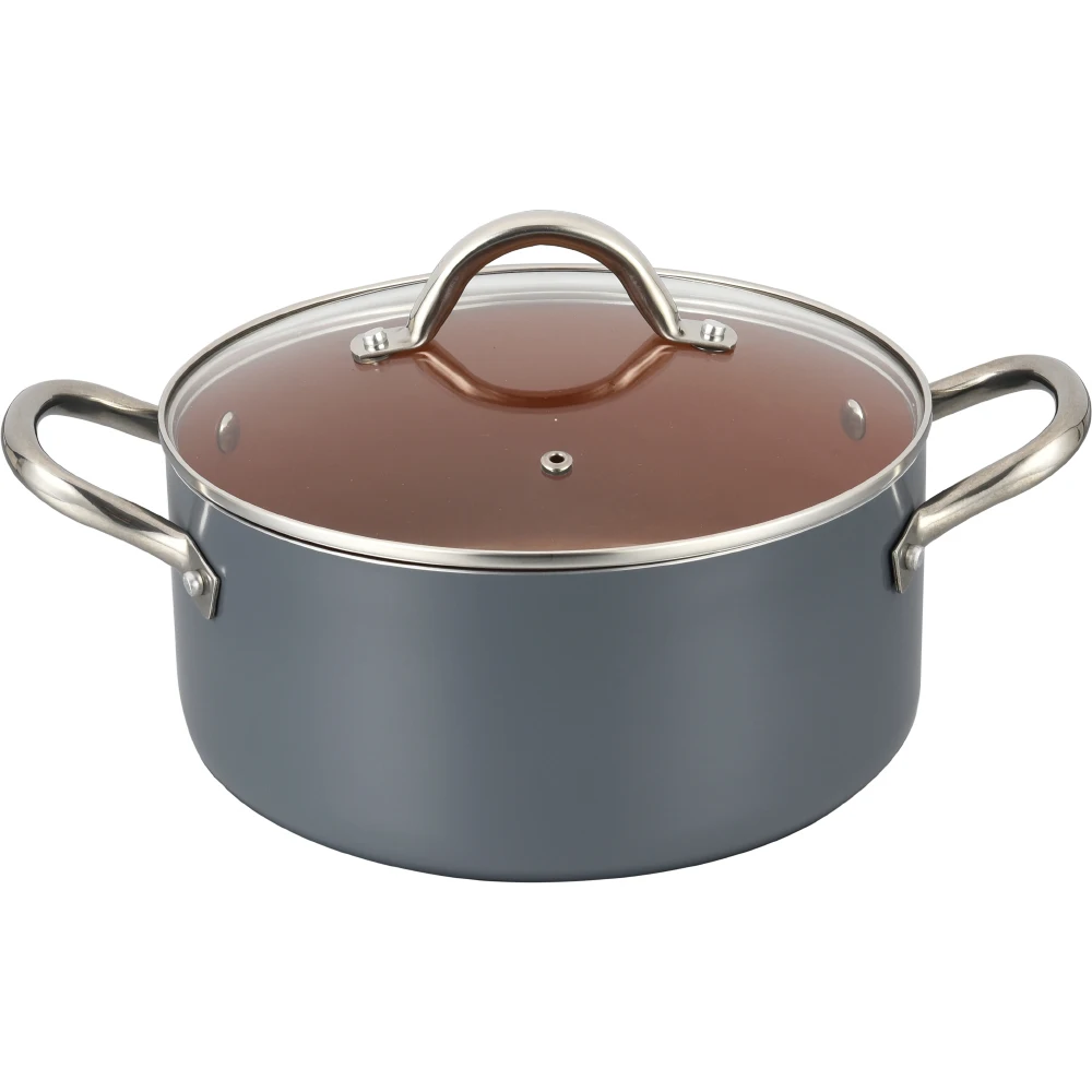 13 Pieces Ceramic Non Stick Pots And Pans Aluminum Cookware Set With