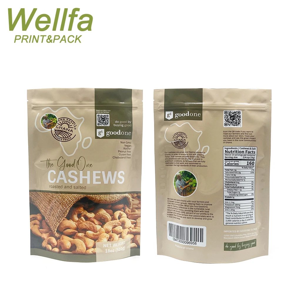 High Quality Custom Made Ziplock Stand Up Pouch Seasoning Packaging Bags