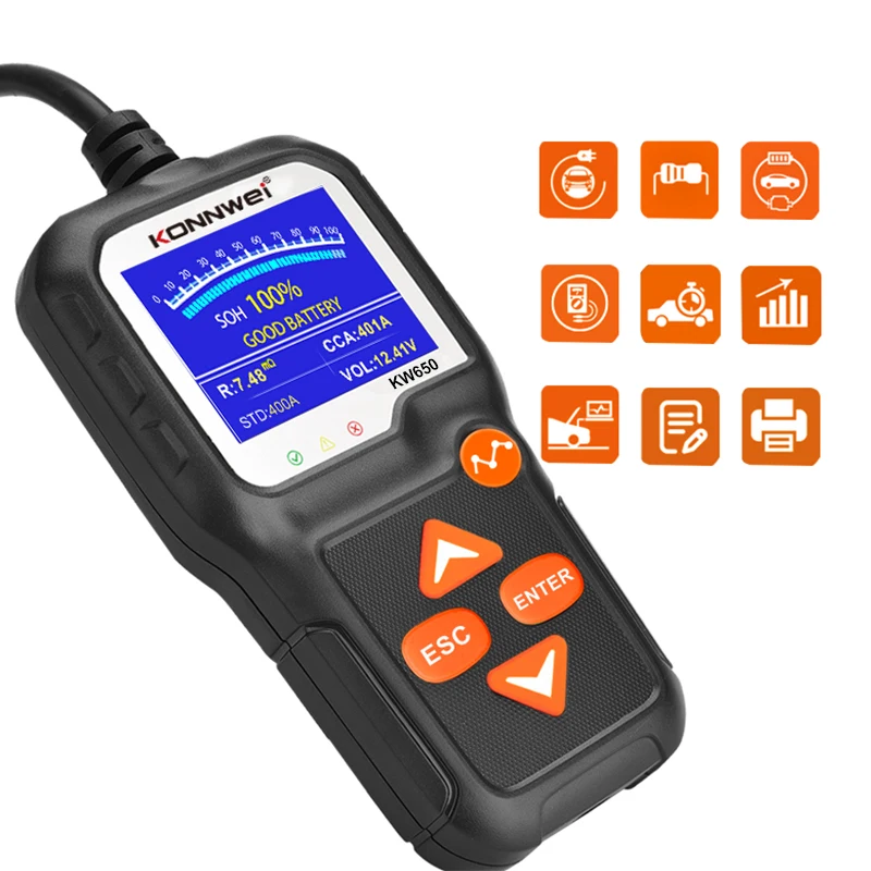 Professional KW350 VW Voiture complète du système OBD2 Scanner avec écran  2.4inch - Chine Auto Scanner Scanner, voiture