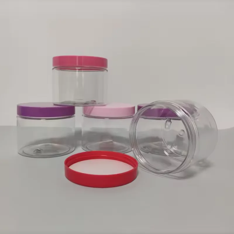 Wholesale Cosmetic Packaging 100ml 150ml 200ml 300ml 500ml Plastic Cosmetic Packaging With Custom Colored Matte Plastic Cap