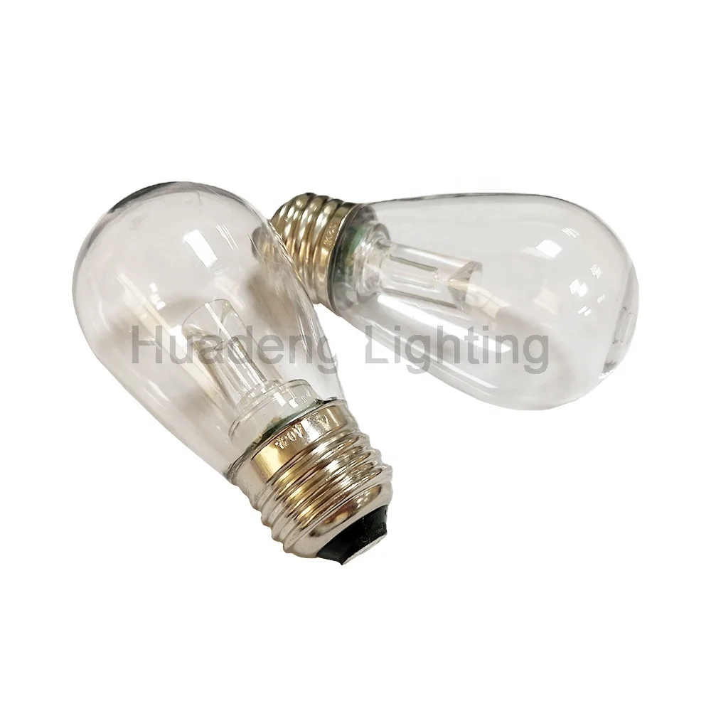 Color Changing Shatterproof S14 RGB Light Bulb for Outdoor Wedding Party Patio Garden Decor