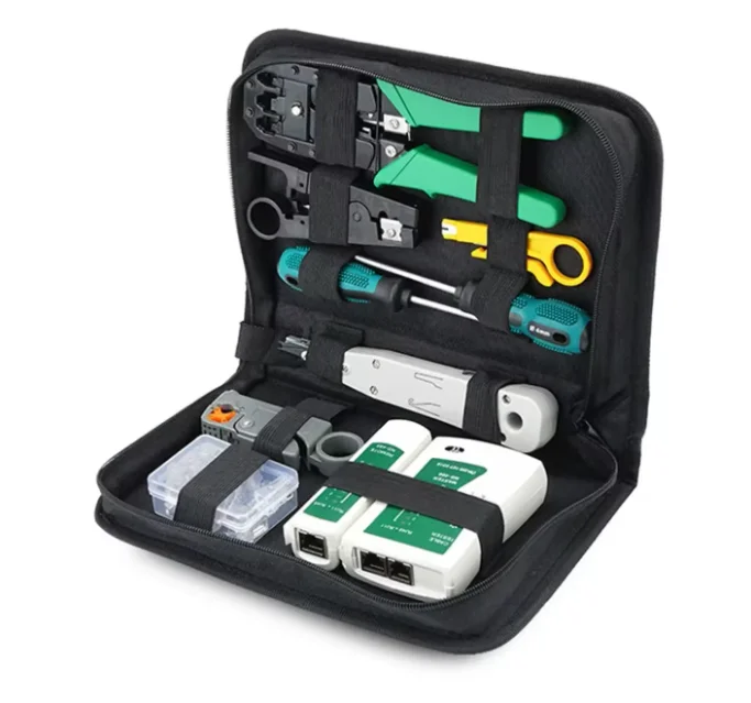 Computer Network Repair Tool Kit Lan Utp Screwdriver Wire Stripper Rj45 Connector