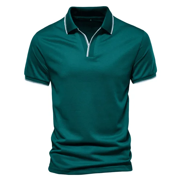 Summer new design custom logo mens clothing polo shirts