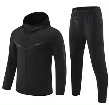 Quick Dry Sportswear Jacket Breathable Full Zip Up Tracksuit Jogger Sets For Men gym jacket set