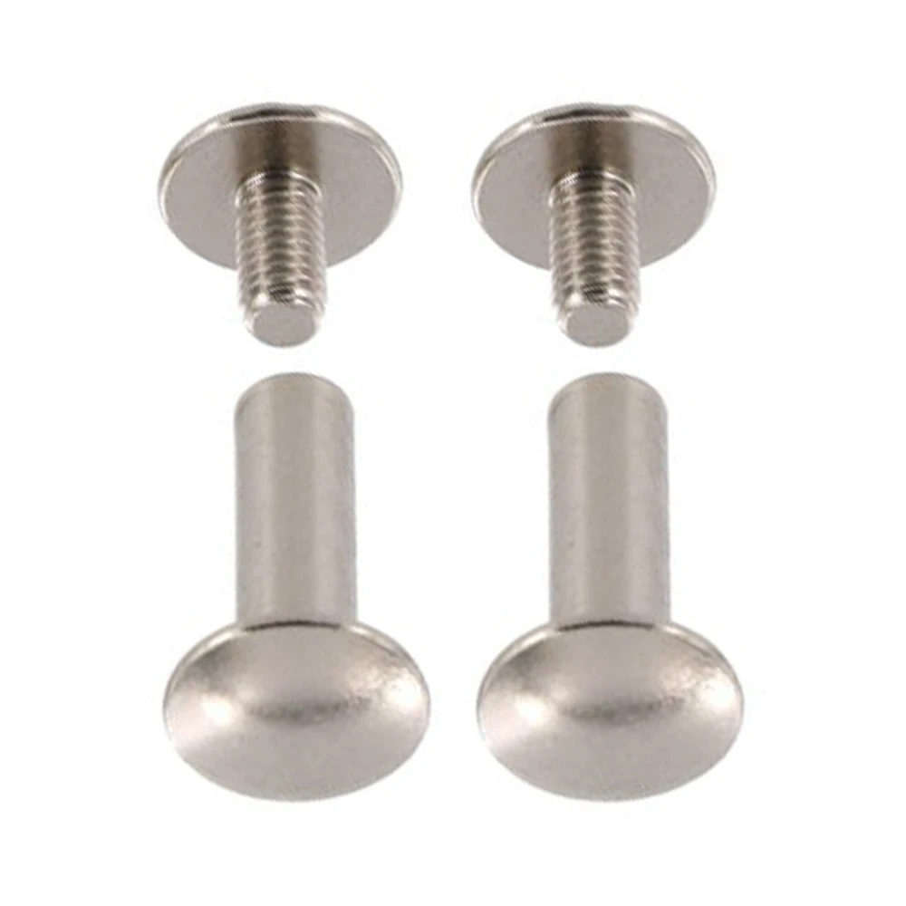Chicago Screws For Leather Belts , Male And Female Screws
