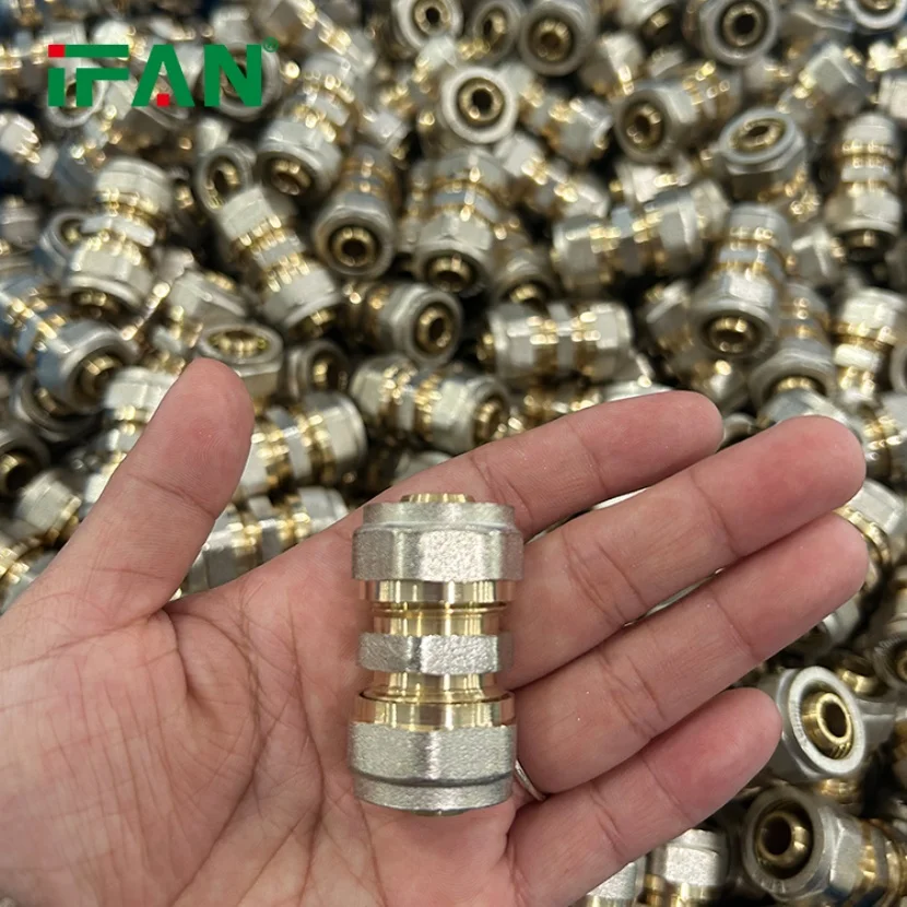 IFAN Factory Price Pex Pipe Fittings 16-32mm Pex Fittings Elbow Tee Coupling Threaded Brass Compression Fittings
