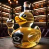 Canard d (autocollant noir)