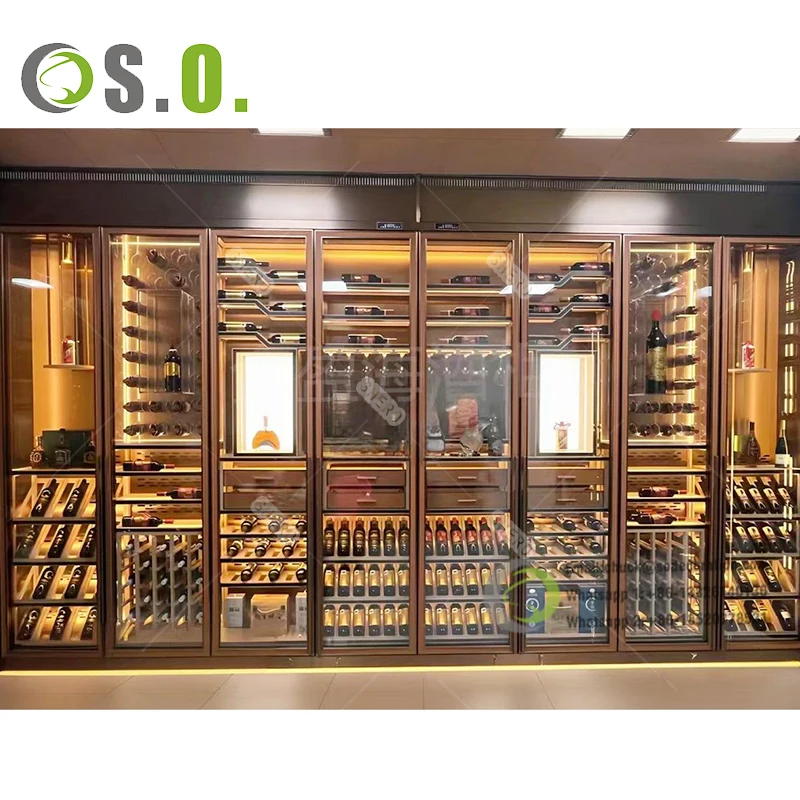 Retail Wine Shop Interior Design Decoration Wine Store Custom Shop ...