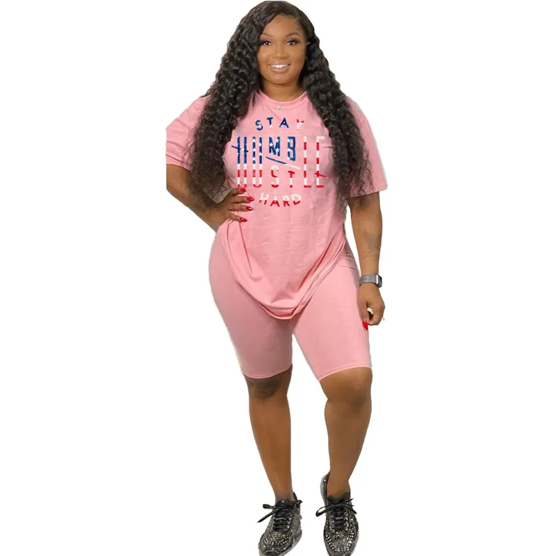 Conjunto De Roupas Esportivas Plus Size, Conjunto De Duas