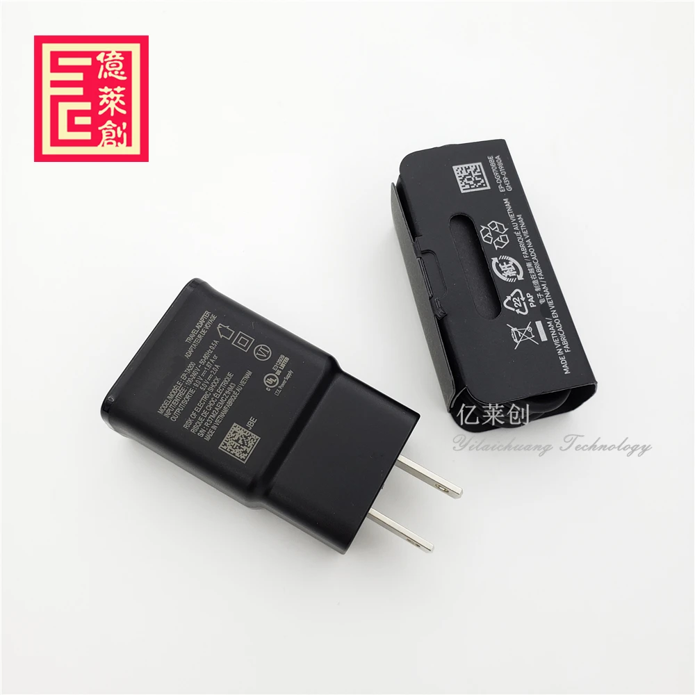 Сетевое зарядное устройство для Samsung Galaxy S10 S10 + Note 9 s8, быстрая зарядка, для путешествий, с кабелем для передачи данных типа C длиной 1 м