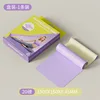 Couleur jaune violet, 1500*150*0,45 mm, 20 lb, emballé dans une boîte colorée.