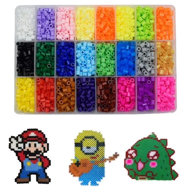 Hama Hama Beads Birthday Gift Creative DIY Art Craft for Kids Puzzles Toys 5mm with 