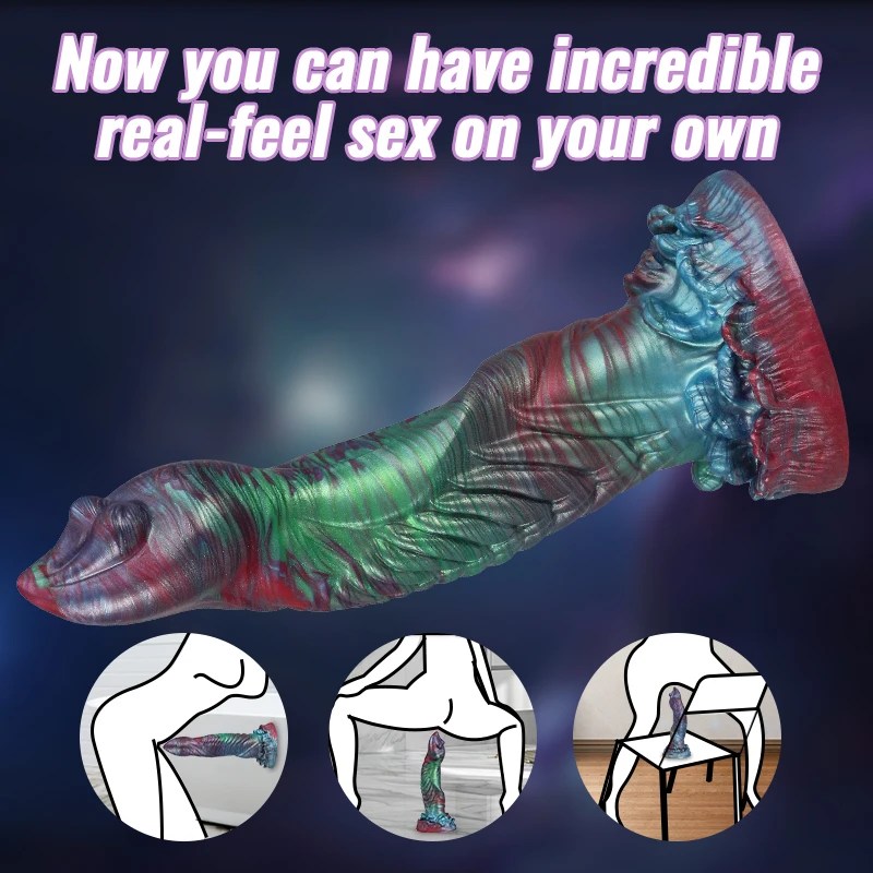 Incredible Real Fell Thick Tendons Cheap Dildo Rubber Women Adult Silicon Sex Toys for Girl