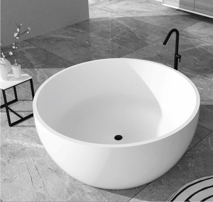Singer Person Round Freestanding Bath Tub Bathtub Bathroom Artificial