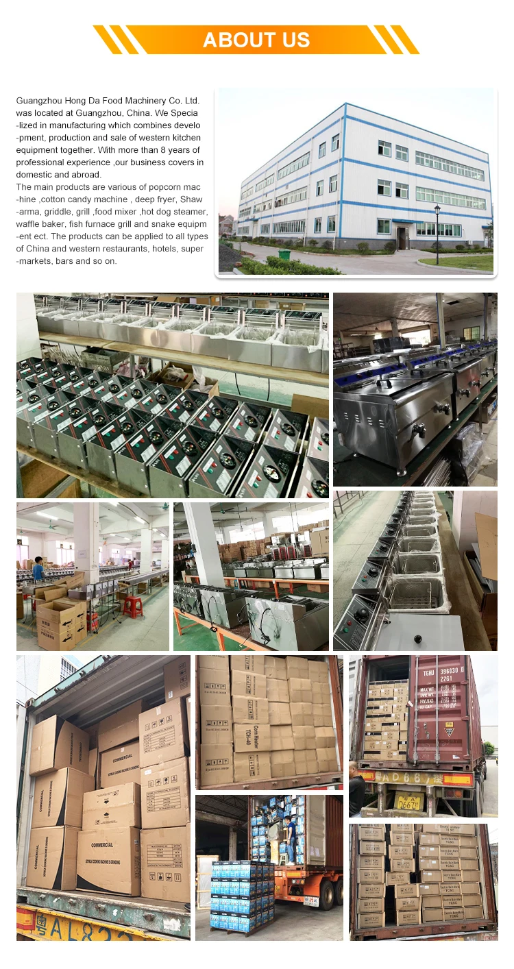 frying machine 20L Restaurant Gas Deep Friteuse Single Basket Kitchen Equipment French Fries Deep Fryer supplier