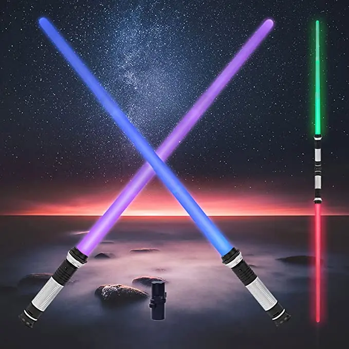 Star Wars laser sword toys colour changing percussion sound effects 2 ...