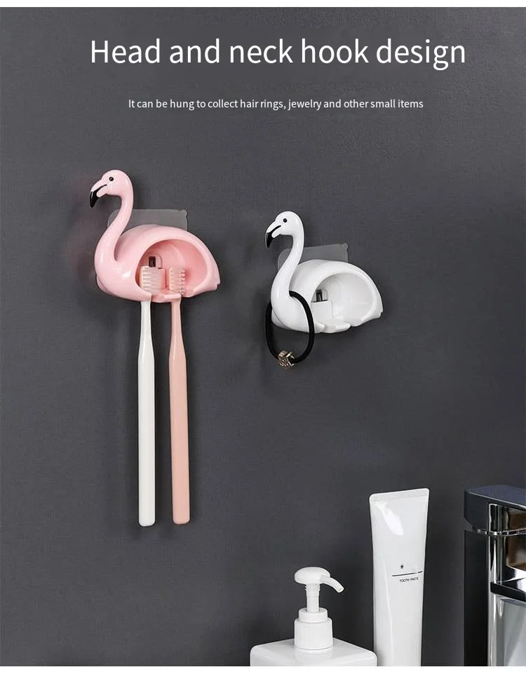 New creative shampoo toothbrush storage box Suction wall toothbrush holder Simple creative storage rack manufacture