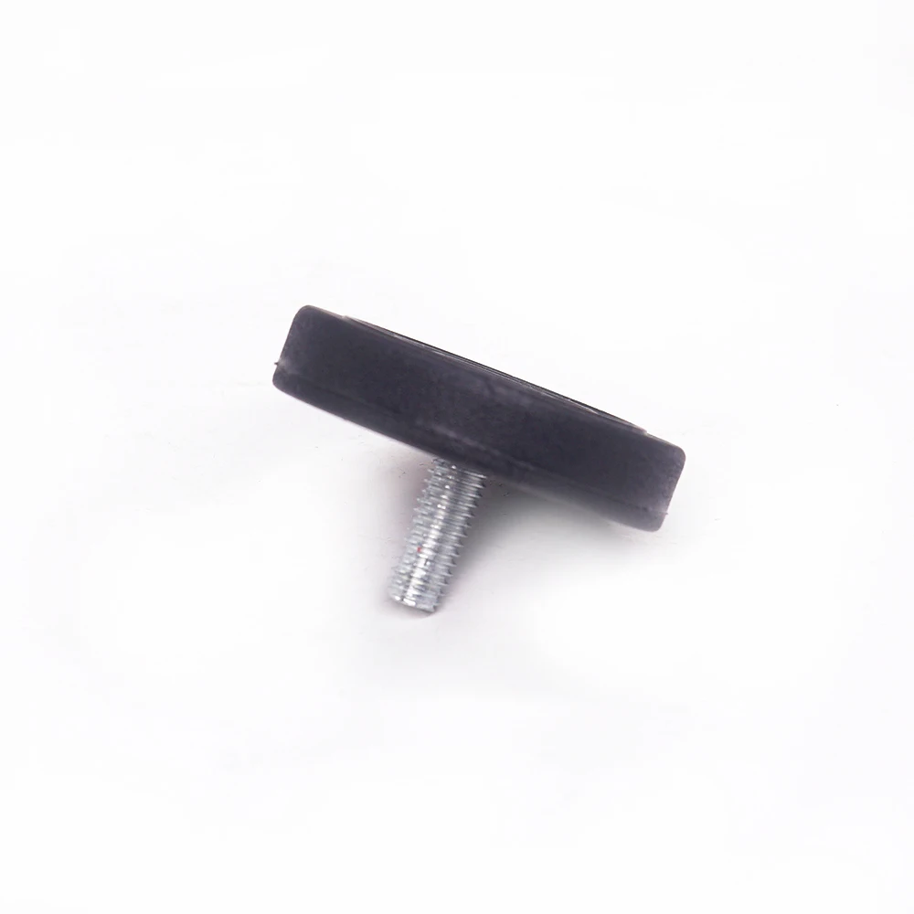 Customized Fasteners Furniture Spare Parts Adjustable Glides Chair Leg Levelers Round Head Rubber Washer Bolts