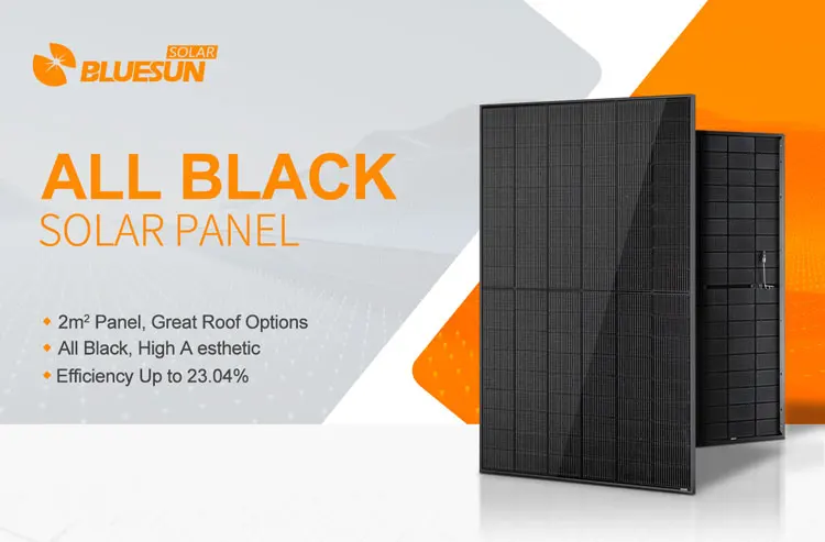 Bluesun High Efficiency Bifacial Monocrystalline Solar Panels Full ...