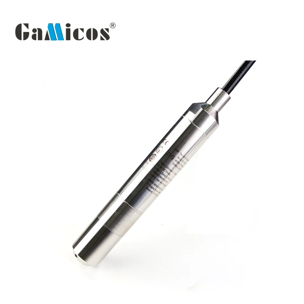 GLT510M Explosion Proof IP68 IECEX 0~200m Analog RS485 Submersible Liquid Level Sensor for Methanol Ethanol