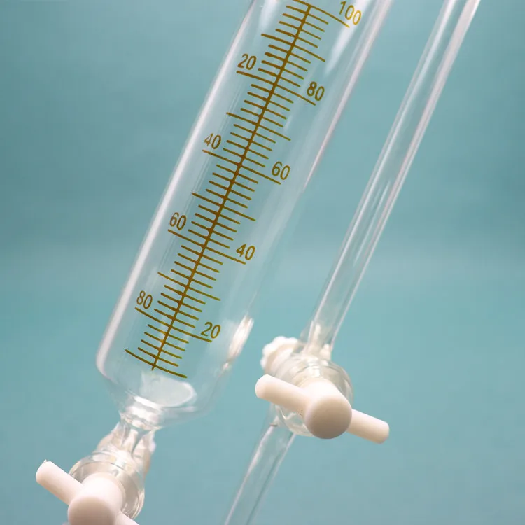 Dropping Ruler For Lab Customized Lab 100ml Glass Pressure Equalizing Addition Dropping Funnel ...