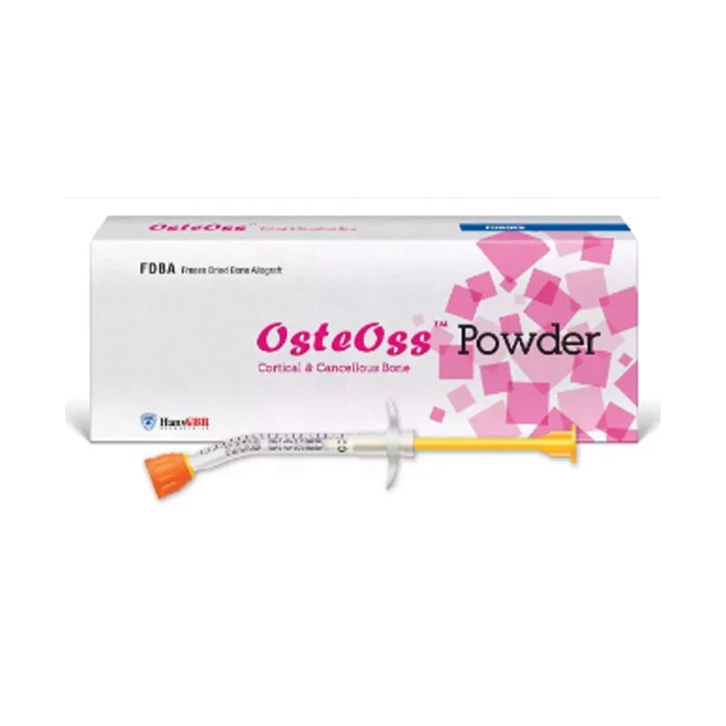 Optimum Pretium: Pulvis Osstem SureOss/OsteOss pro Grafto Oseo Implantorum Dentalium, Materialis pro Grafto Oseo, Pulvis Medicinalis Collagenos pro Reparatione