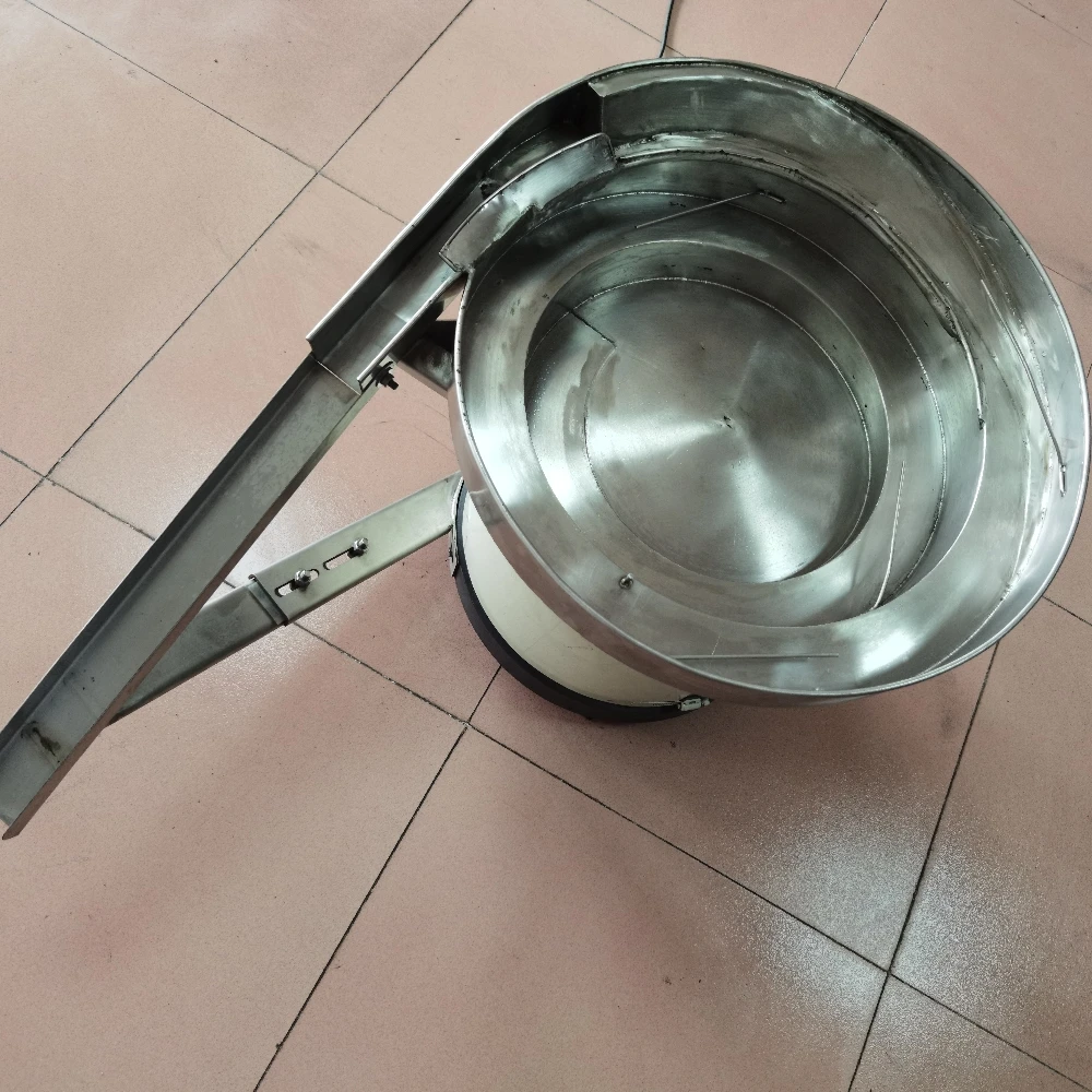 Automatic Detection Vibratory Bowl Feeder Screw Parts Vibratory Bowl Feeder with Bulk Hopper for Food Processing Lines